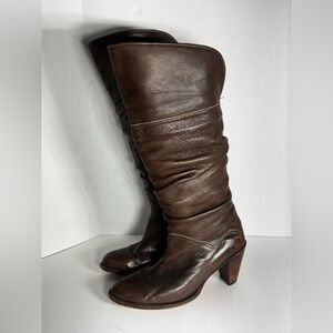 Frye Dorado Boots Womens Brown Leather Slouchy 77580 Womens 10